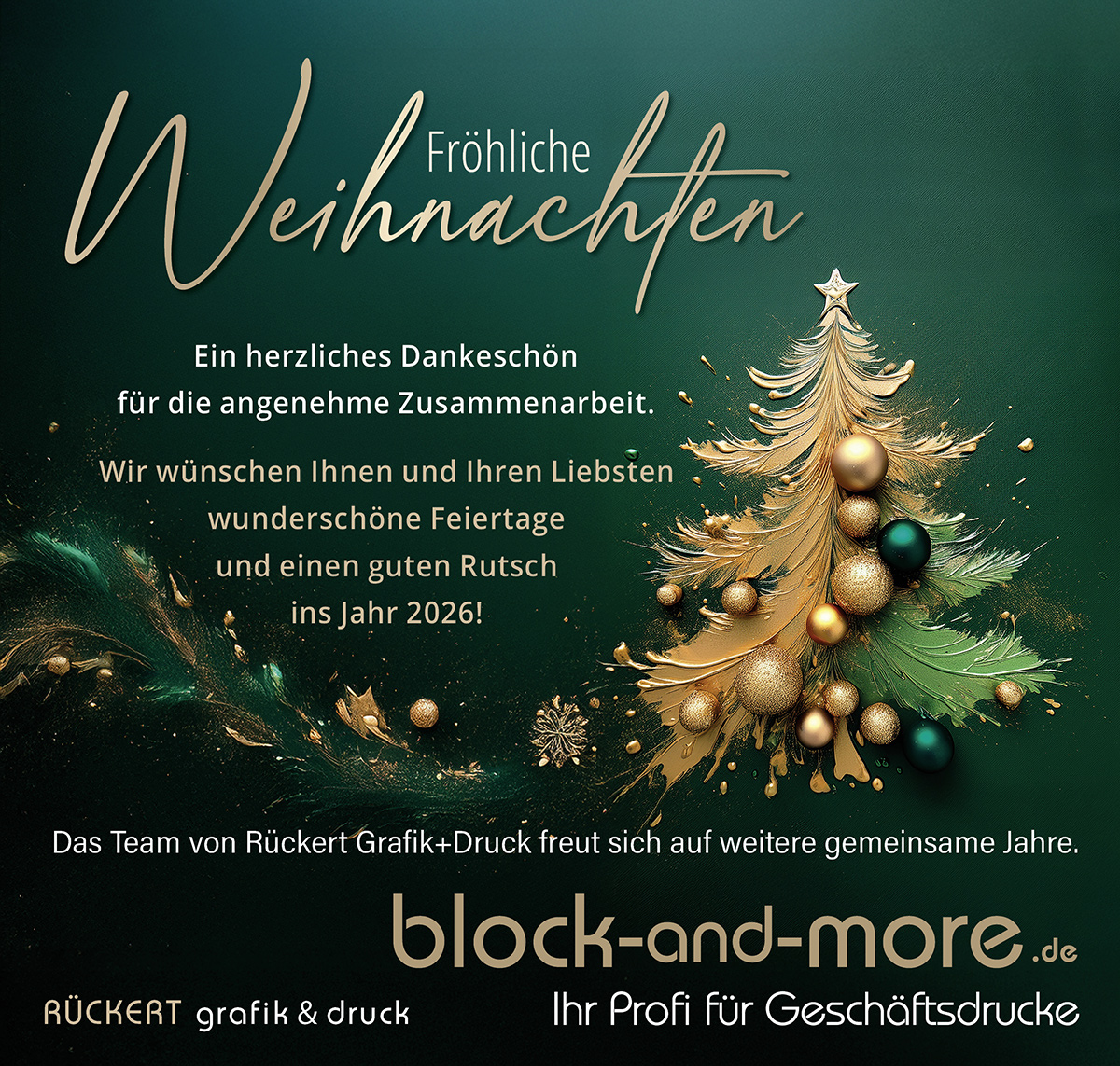 weihnachtsmailing internet social Media 2025